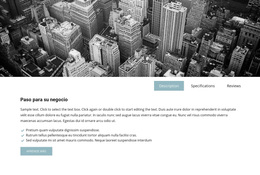 Imagen Empresarial Y Pestañas - Hermoso Tema De WordPress