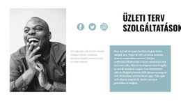 Üzleti Terv Készítése - HTML Weboldal Sablon