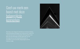 Geef Uw Merk Een Boost Met Ons HTML5- En CSS3-Sjabloon