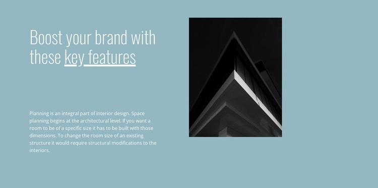 Boost your brand with us Squarespace Template Alternative