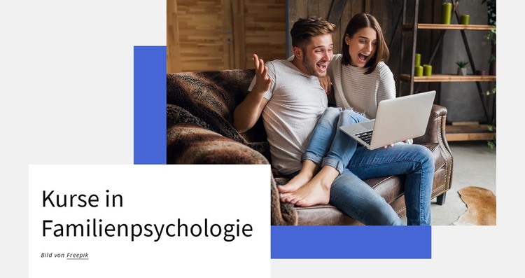 Kurse in Familienpsychologie Website-Modell