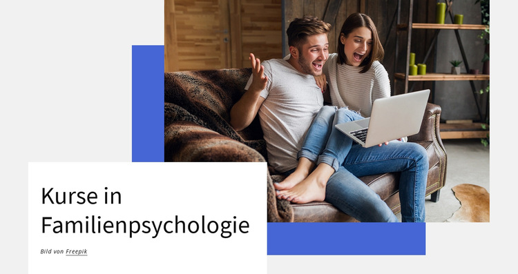 Kurse in Familienpsychologie Website-Vorlage
