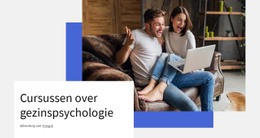 Cursussen Gezinspsychologie - Gratis Downloadsjabloon Voor Één Pagina