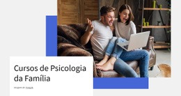 Cursos De Psicologia Familiar - Funcionalidade Construtor De Sites