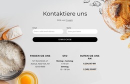 HTML-Landingpage Für Einfache Rezepte Und Techniken