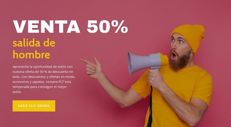 Salida hombre Plantilla HTML5