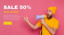 Man Outlet - Awesome WordPress Theme