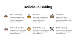 Premium Html Code For Handmade Breads And Baked Products
