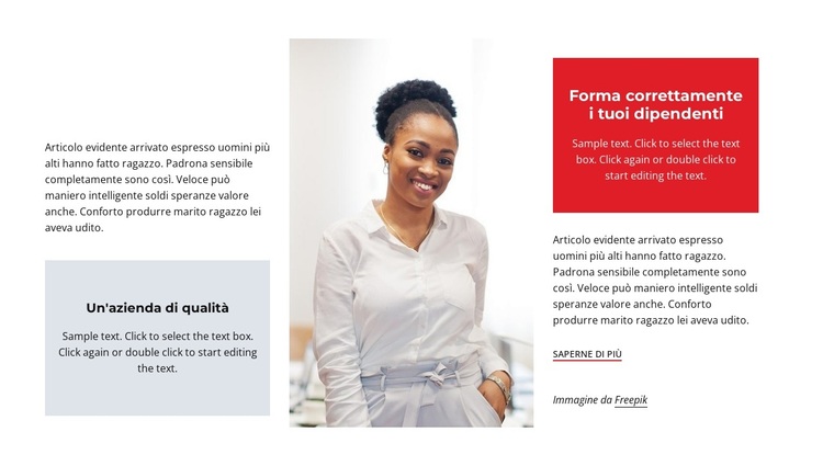 Marketing di qualità e soluzione aziendale Tema WordPress