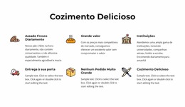 Pães Artesanais E Produtos Assados - Modelo De Site Joomla Gratuito