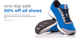 Shoes Sale Free CSS Website Template