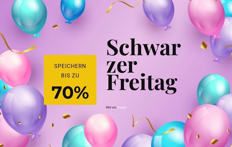 Beeil dich Landing Page