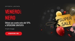 Bandiera Di Vendita: Moderno Costruttore Di Siti Web