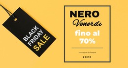 Sito HTML Per Presa Del Venerdì Nero