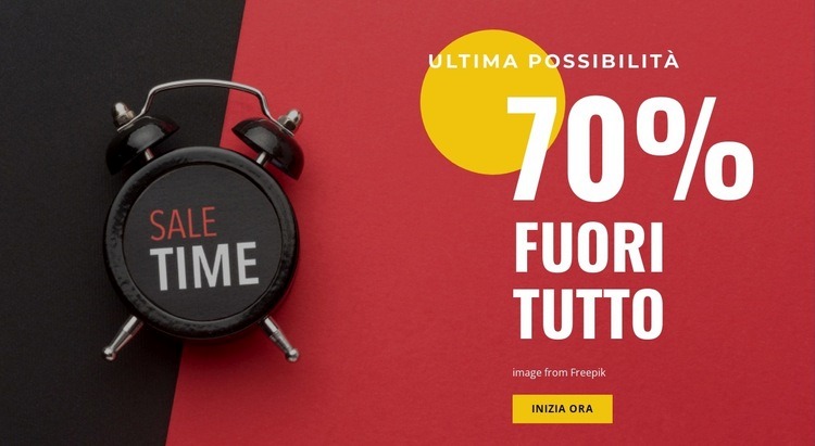 Meglio ottenere uno sconto Modello HTML5