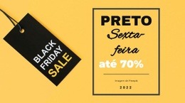 Página Inicial Do Site Para Tomada De Sexta-Feira Negra