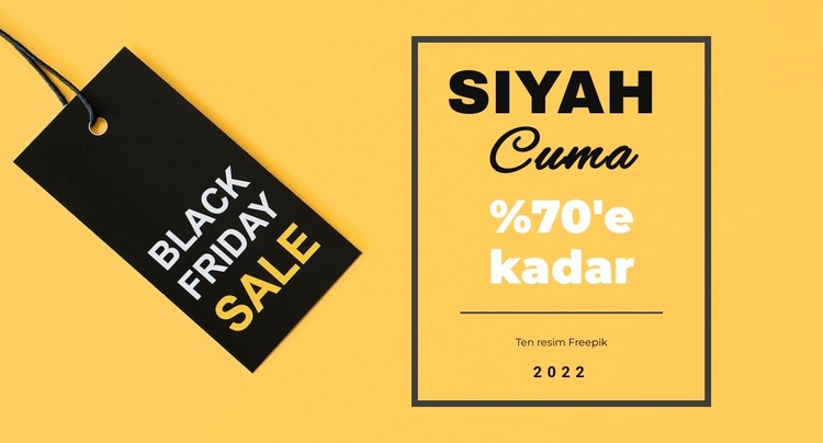 kara cuma çıkışı Web Sitesi Şablonu