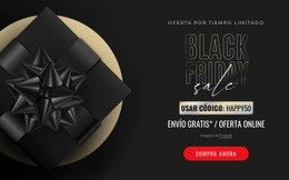 Banner De Venta De Viernes Negro Realista