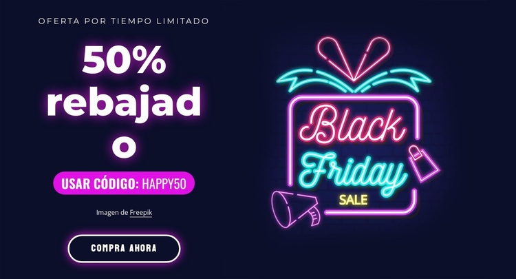 Súper venta 50% de descuento Tema de WordPress