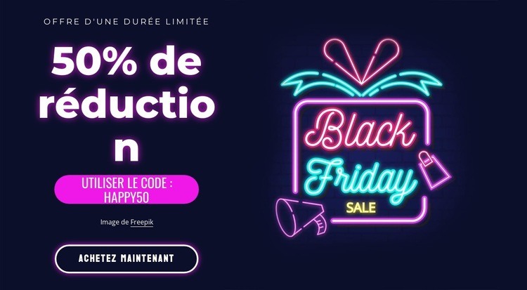 Super vente 50% de réduction Modèle HTML5