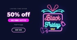 Super Sale 50% Off - Beautiful Homepage Design