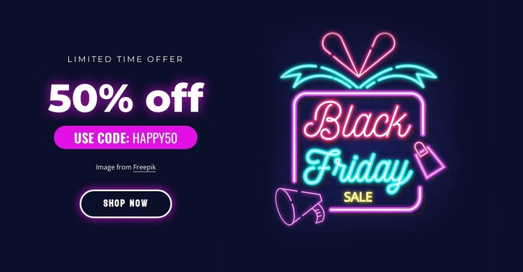Super sale 50% off HTML5 Template