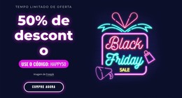 Super Venda Com 50% De Desconto - Modelo De Página HTML