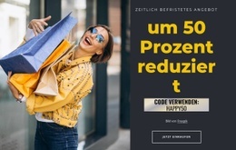 Zeitlich Begrenztes Angebot Mit Code - Bester Website-Builder