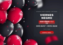 Viernes Negro En Estilo Realista - Creador De Sitios Web Profesional