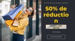 Offre À Durée Limitée Avec Code - Site Web Gratuit D'Une Page