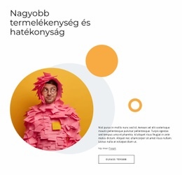 Termelékenység Kontra Hatékonyság - HTML Oldalsablon