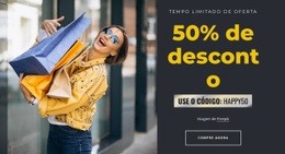 Oferta Por Tempo Limitado Com Código - Modelo De Uma Página