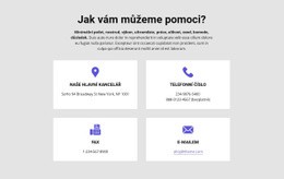 Jak Vám Můžeme Pomoci – Jednoduchá Šablona Webu