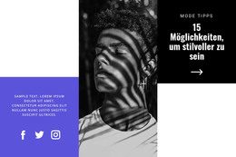 Schritte Zum Beruf Eines Stylisten - Kostenlose Zielseite, Vorlage HTML5