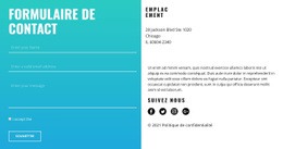 La Meilleure Conception De Site Web Pour Contacts Du Groupe Professionnel