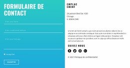 Contacts Du Groupe Professionnel - Page De Destination Des Fonctionnalités