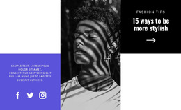 Steps To The Profession Of A Stylist - Free Landing Page, Template HTML5