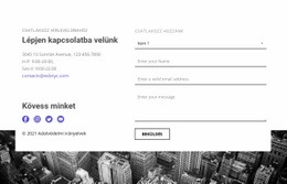 Csodálatos Webhelykialakítás Cégünk Elérhetőségei Számára