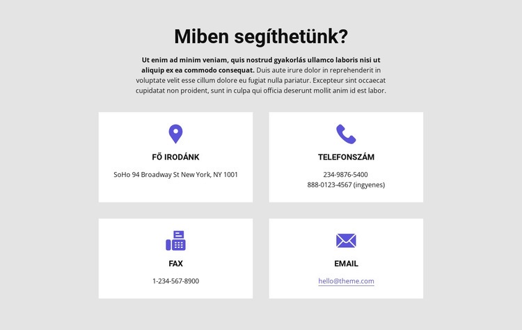 Miben segíthetünk Weboldal tervezés