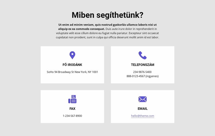 Miben segíthetünk WordPress Téma