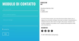 Contatti Del Gruppo Aziendale - HTML Website Builder