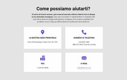 Come Possiamo Aiutarti - Progettazione Creativa Del Sito Multiuso