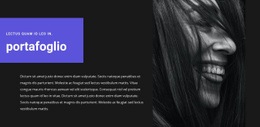 Portfolio Dell'Artista - Modello HTML5 Di Funzionalità