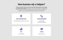 Hoe Kunnen Wij U Helpen - Gratis Download-Bestemmingspagina