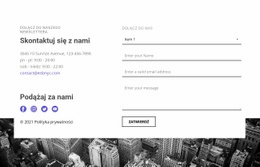 Świetny Projekt Strony Internetowej Dla Kontakty Naszej Firmy