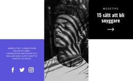 Gratis Nedladdning För Steg Till Yrket Som Stylist HTML-Mall