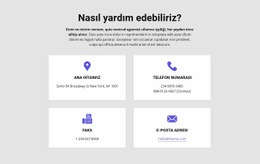 Nasıl Yardım Edebiliriz - Yaratıcı, Çok Amaçlı Site Tasarımı