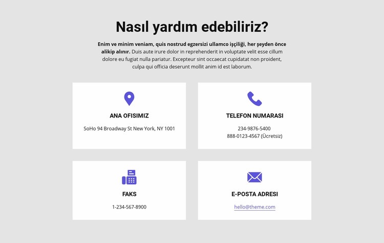 Nasıl yardım edebiliriz Web sitesi tasarımı