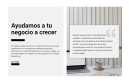 Cómo Desarrollar Un Negocio Exitoso - Plantilla HTML5