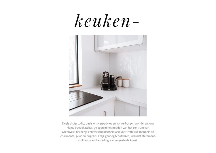 Keukenontwerp Website ontwerp